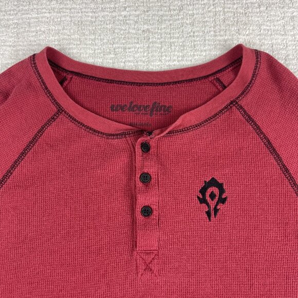 World of Warcraft 2016 We Love Fine Blizzard Red Long sleeve shirt - Picture 7 of 16